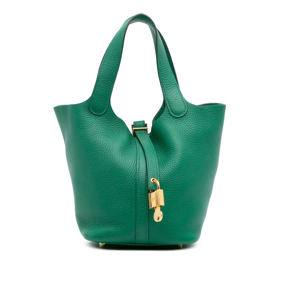 Pre-Loved Hermes Clemence Picotin Lock 18 - Picture 1 of 10
